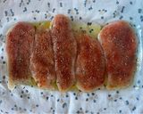 A picture of step 1 of Tuscan chicken breasts.