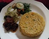 A picture of step 5 of Veggies rice.