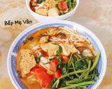 Hình bước làm 4 của món Canh Bún Ốc