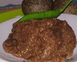 A picture of step 2 of Kaintha bell Chutney.