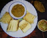 A picture of step 1 of Pav bhaji.