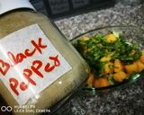 A picture of step 3 of Mango salsa.