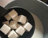 A picture of step 2 of Cappuccino custard.