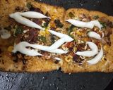A picture of step 3 of Folded Stuffed Bread with Coating.
