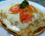 Foto del paso 8 de la receta: Sándwich de panqueques con verduras salteadas, fácil y delicioso