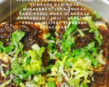 Gambar langkah 4 resipi Tofu Lembut Kukus dengan Udang Kering & Bilis.