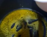 A picture of step 3 of Penne alfredo pasta.