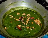 A picture of step 9 of Restaurant-Style Lehsuni Palak.