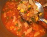A picture of step 9 of Minestrone Soup.
