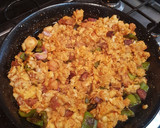 Foto del paso 3 de la receta: Migas de pan con pimiento verde y chorizo