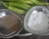 A picture of step 2 of Tawa fry chilli.