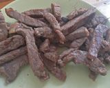 A picture of step 3 of Korean Beef Noodles.