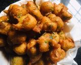 A picture of step 3 of Tapioca pakora.