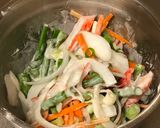 A picture of step 3 of Crab Sticks and Vegetable Tempura.