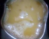 A picture of step 3 of Bhat Bhaja.