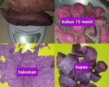 Foto langkah ke 1 dari resep Talam ubi ungu simpel.