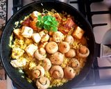Foto del paso 7 de la receta: Arroz "Super" vegetariano, con tofu, quinoa, mijo y hongo...😉🍽