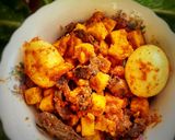Foto langkah ke 5 dari resep Balado Ati Ampela Tahu Telur.