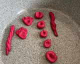 A picture of step 4 of Puppy beet treats.