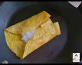 A picture of step 4 of Thai Basil Pork Fried Rice Wrapped in Omelet (Kid-Friendly).