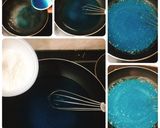 Hình bước làm 2 của món Thạch trân châu Blue