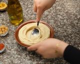 A picture of step 3 of Best Hummus with Tahini.