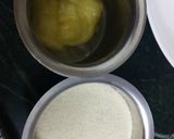 A picture of step 1 of Maamoul.