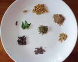 A picture of step 1 of Kos Ata Kalu Pol Maluwa | කොස් ඇට කළු පොල් මාළුව.