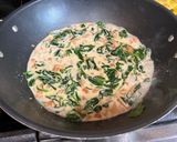 A picture of step 4 of Tuscan Chicken Pasta.