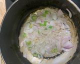 A picture of step 1 of Spring onion rice (easy and quick recipe).