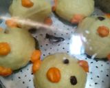 Foto langkah ke 9 dari resep Bakpao Labu Kuning Isi Ubi Ungu Keju (1210).