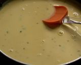 A picture of step 2 of Gujrati special khandvi.