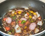 A picture of step 7 of Egg Manchurian.