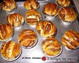 Muffins με ζύμη brioche με φυστικοβούτυρο και nutella φωτογραφία βήματος 10