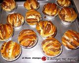 Φωτογραφία βήματος 10 της συνταγής Muffins με ζύμη brioche με φυστικοβούτυρο και nutella