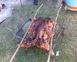 A picture of step 3 of Cerdo a la estaca.