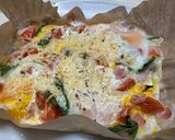 A picture of step 3 of Colorful Fried Eggs in the Air Fryer.