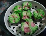 Foto langkah ke 5 dari resep Bolu kukus merekah tanpa soda (mirip semangka) anti gagal.