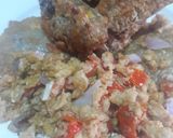 A picture of step 4 of Plantain and eggs sauce.