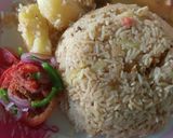 A picture of step 13 of Arabs love pilau and they make it in many ways....