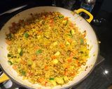 A picture of step 5 of Lentil and apricot pilaf with spiced cauliflower.