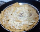 A picture of step 3 of Maize flour pizza with chat flavour.
