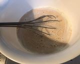 Une image de l'étape 6 de Tarte aux pêches jaunes et amandes (pâte brisée épeautre, semoule fine et lait).