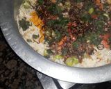 A picture of step 3 of Degi style Chana pulao.
