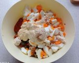 Mexikói heringsaláta csemege uborkával, túróval - fogyis recept fázis 4 fotója