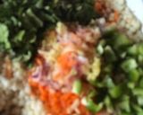 A picture of step 2 of Giant couscous fritters.
