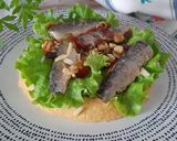 Foto del paso 4 de la receta: Ensalada de hummus y sardinas
