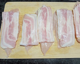 Foto del paso 1 de la receta: Rollitos de pollo con bacon