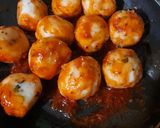 A picture of step 11 of Schezwan Rava Balls.