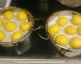 Foto langkah ke 4 dari resep Pumpkin steamed buns(南瓜饅頭).
